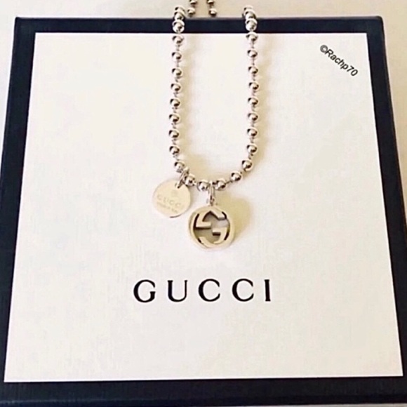 Gucci Other - New Authentic Gucci Boule Double GG Necklace 21"